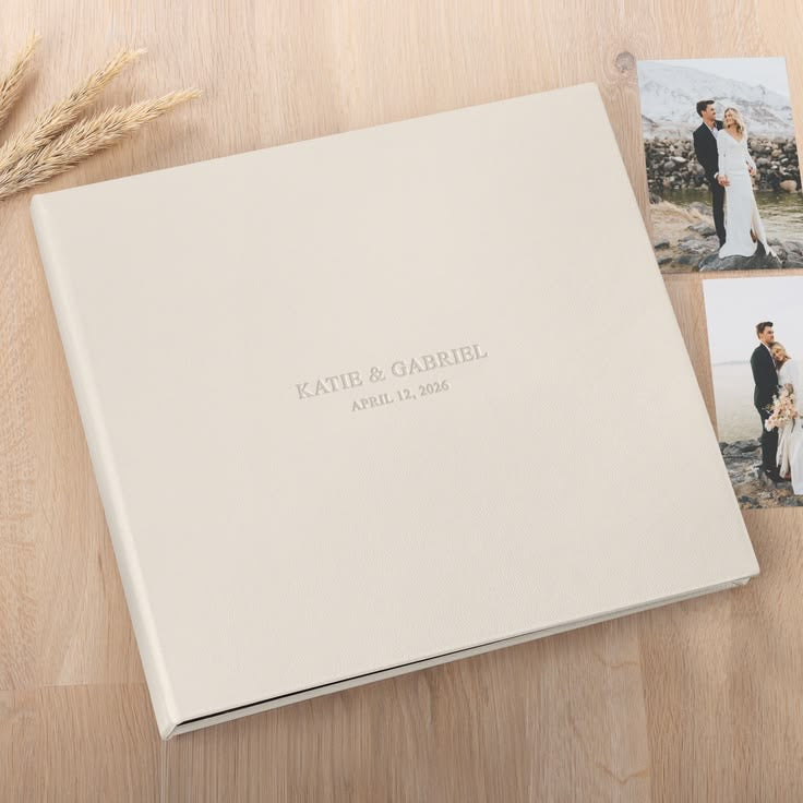 Premium leather covered album